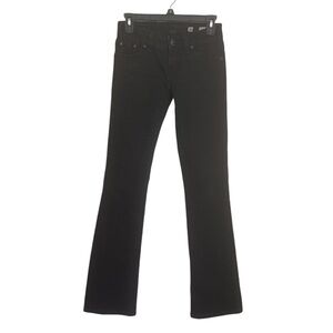 MISS ME Women’s Black Boot Cut Flare Low Rise Jeans Sz 26